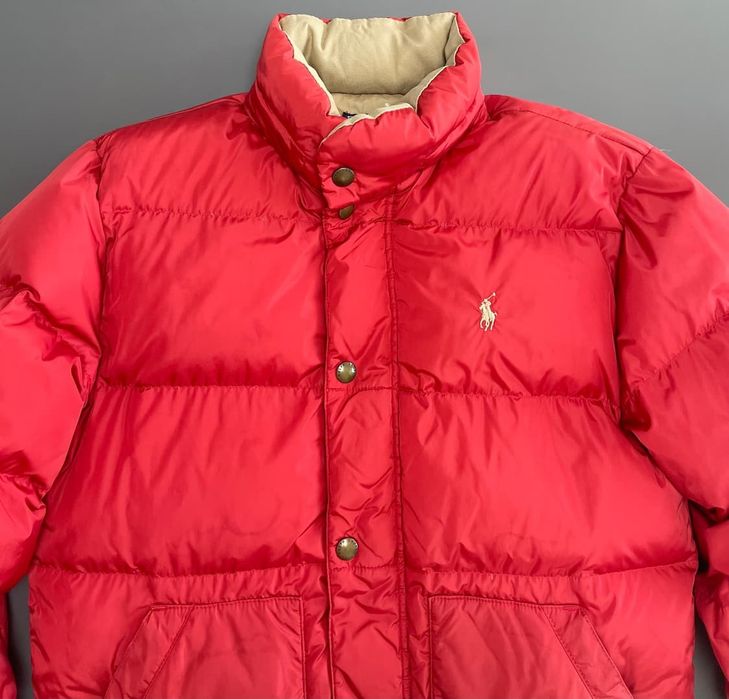 Geaca Ralph Lauren roșu mat