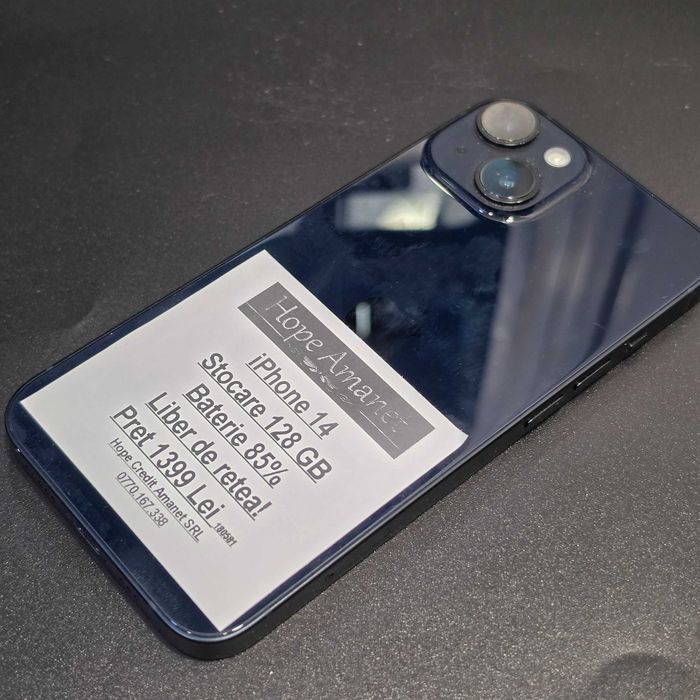 HOPE AMANET P8  Iphone 14 128 gb 85 Baterie
