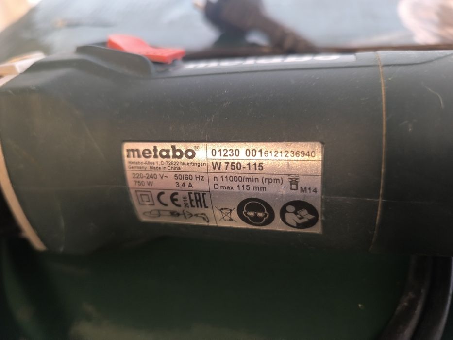 Ъглошлайф Metabo W 750-115