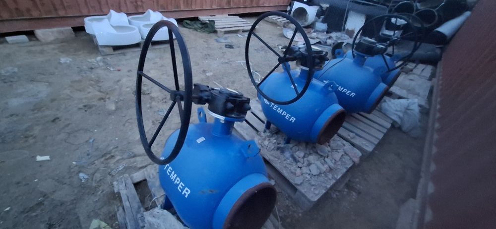 Задвижка TEMPER шаравой с редуктор