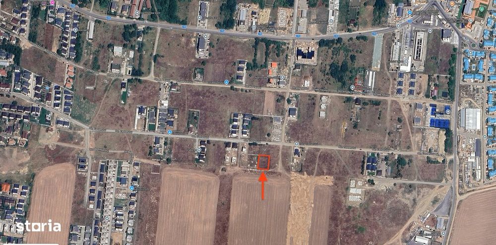 Tunari – zona Castanului | teren 750 mp deschidere 25 ml Ideal duplex