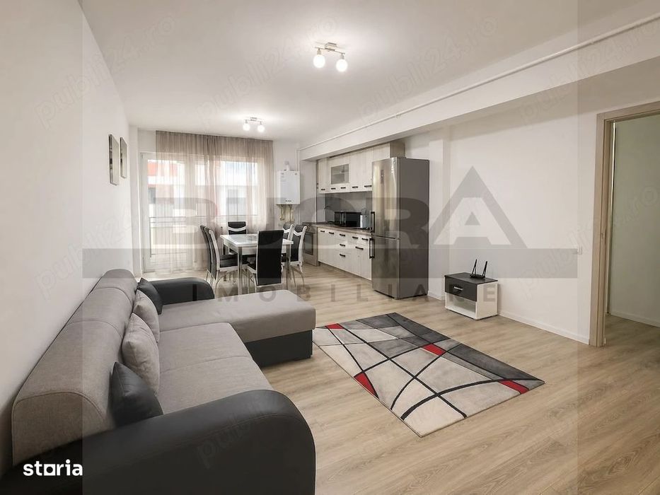 Apartament de 2 camere, modern, 55mp, parcare, zona Restaurant Regal — fotografia 3