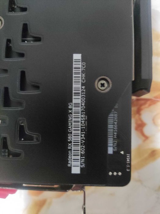 Видеокарта MSI RX580 8GB