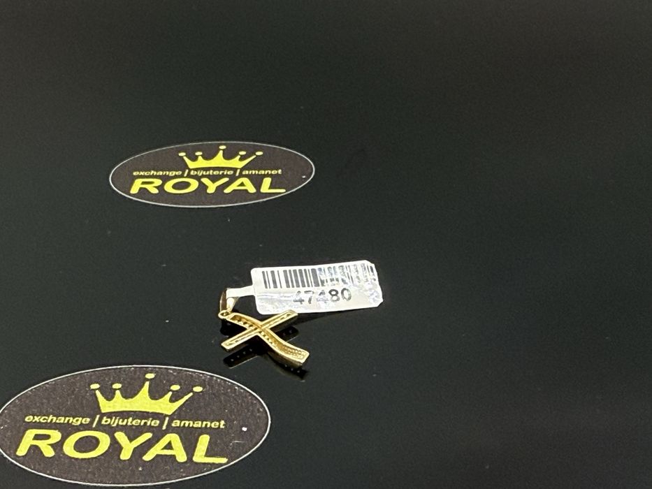 Bijuteria ROYAL : Pandantiv AUR 14K / 1.3 GR