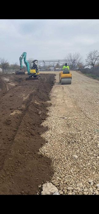 Teren intra 1464 mp Frumusița + autorizatie + fundatie + proiect inlus