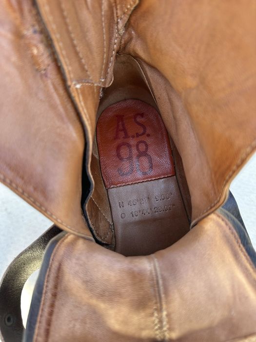 A.S.98 Vega Equesteian Buckle Strap Boot 38