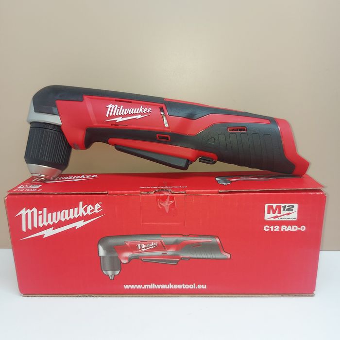ПРОМОЦИЯ.Акумулаторен ъглов винтоверт Milwaukee C12 RAD-0