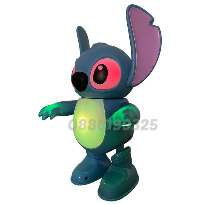 Интерактивен пеещ и танцуващ Стич, Фигурка Стич със Светлина, движение