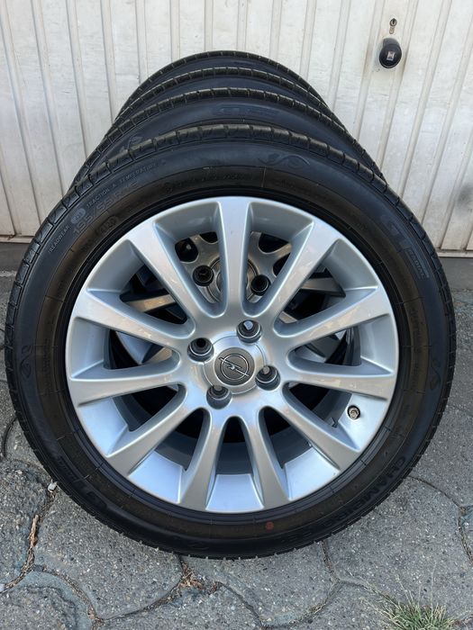 Jante aliaj 4x100mm, anvelope vara 195/55 R16, Opel Corsa, Astra G, H, Adam, Tigra, Meriva, Suzuki, Toyota, Hyundai, Kia, Honda