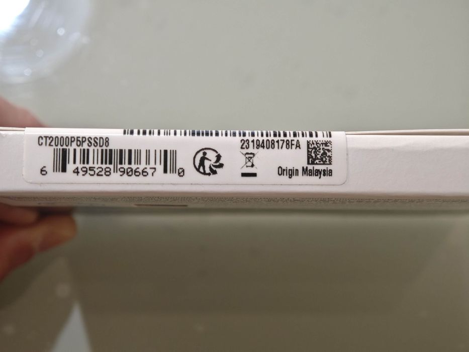 SSD 2TB Crucial P5 Plus NOU DRAM Cache