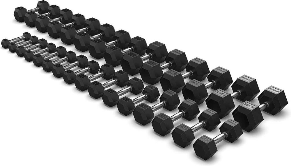 Шестоъгълни дъмбели – Сет 5-10кг