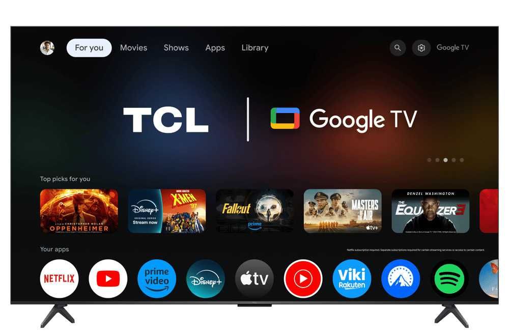 TCL телевизор V6C/S5K 4K HDR диагонали 43/50/55/65