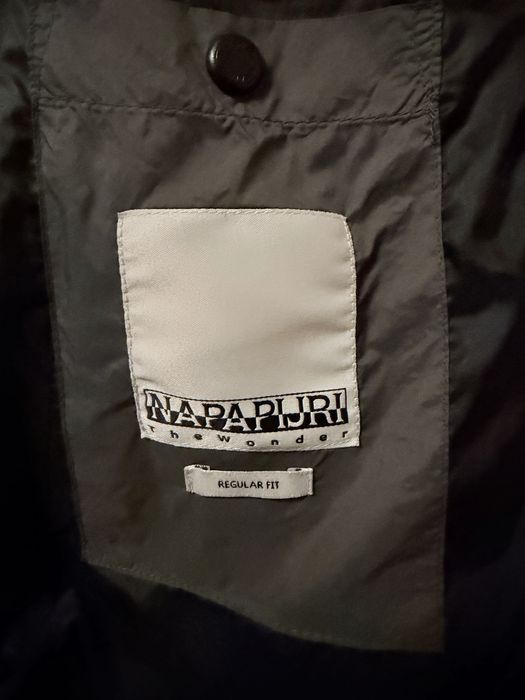 Geacă Napapijri de primăvară-toamnă, gri, mărimea M