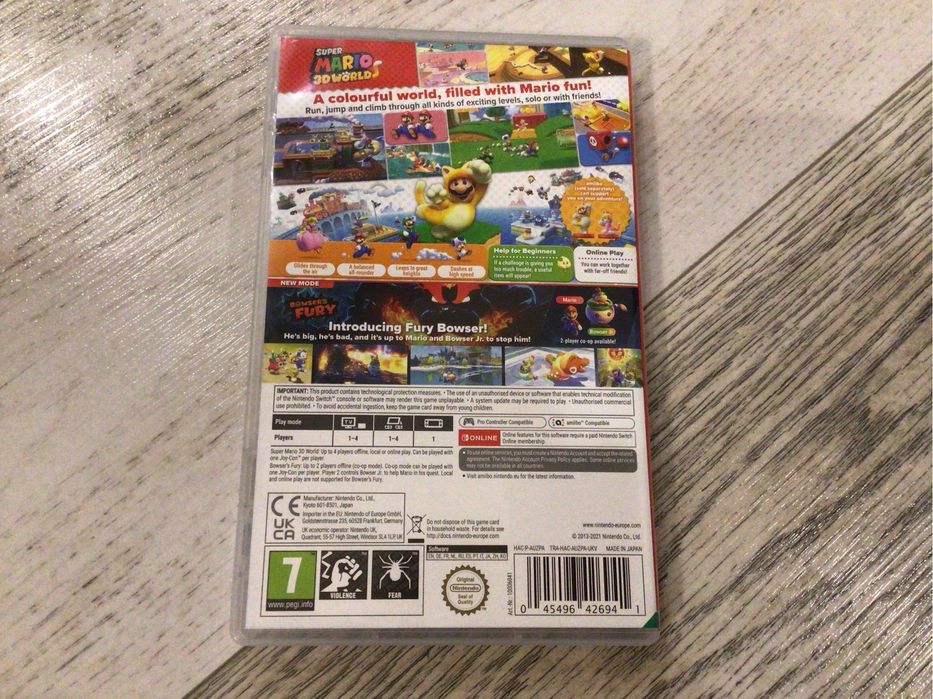 Super Mario 3D World + Bowser’s Furry Nintendo Switch
