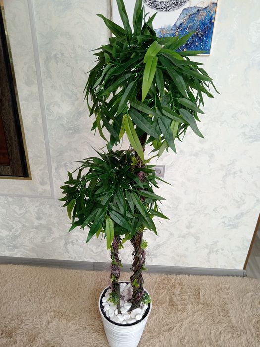 Искусственные ростени, исключение дерева. Искусственные цветы для офис