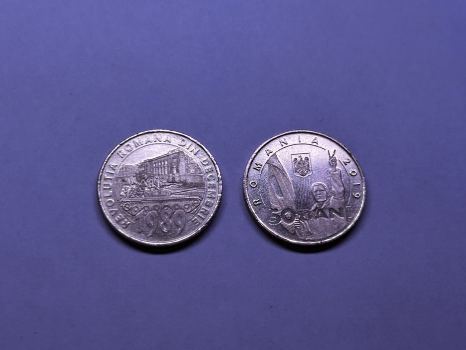 Monede de coletie (2019) cu revolutia din 1989 + bacnota cadou