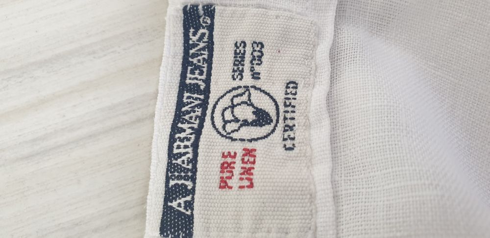 Armani Jeans 100% Лен / Womens Size M ОРИГИНАЛ! Дамска Ленена Риза!