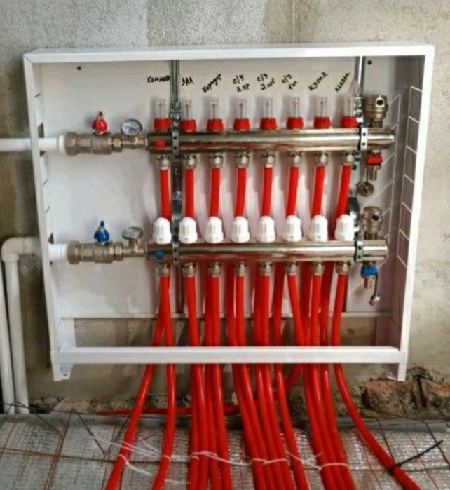 Монтаж теплый пол