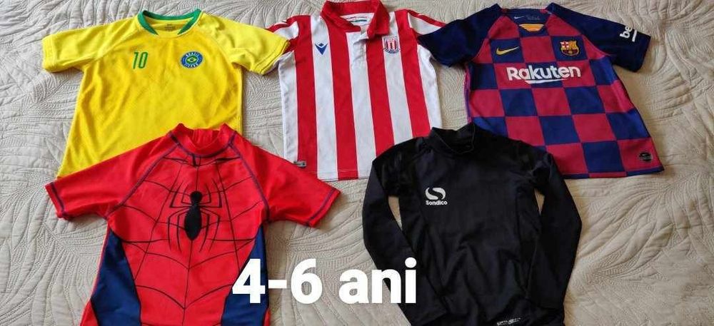 Tricouri sport marimea 4-6 ani