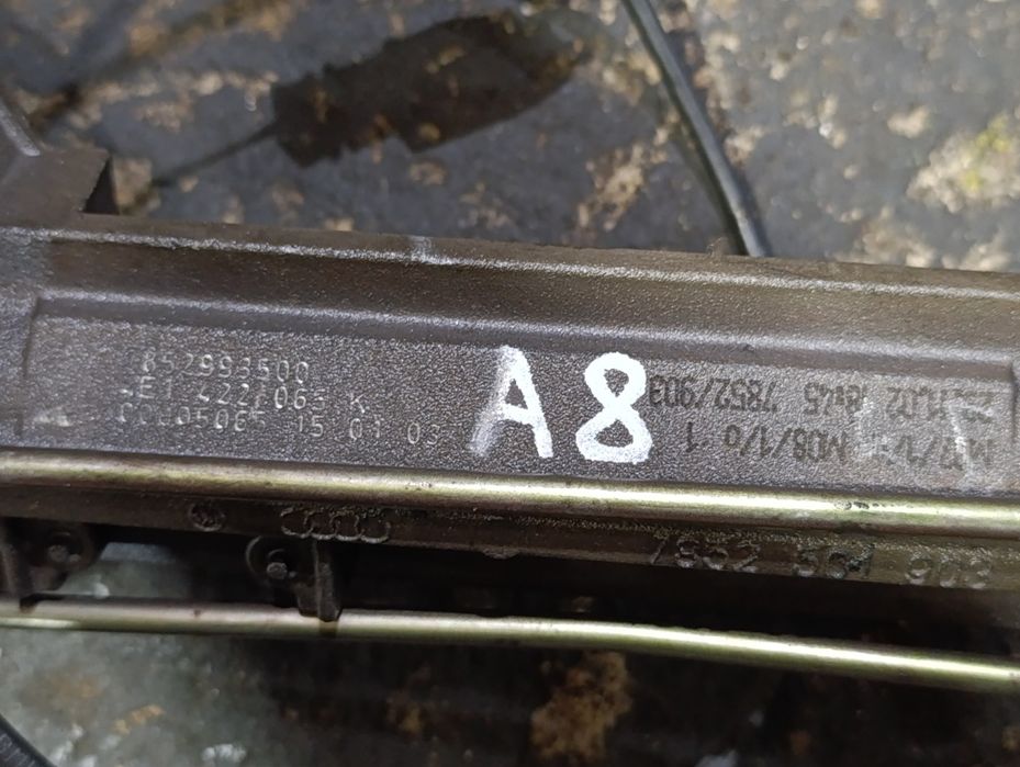 Рейка рулевая на Ауди А8D3 с датчиком