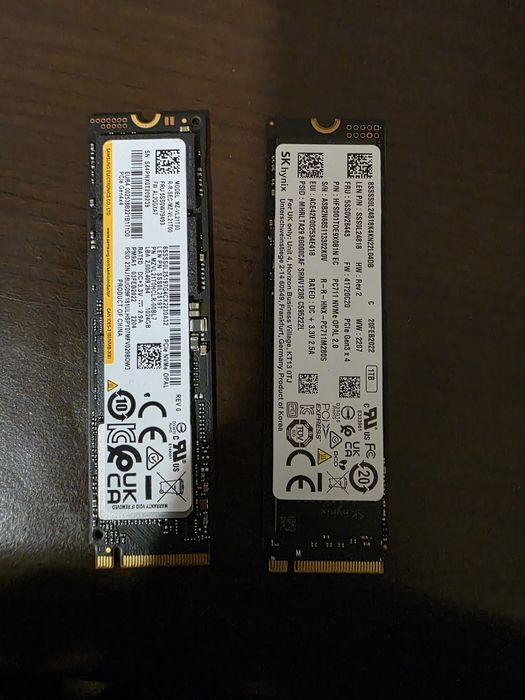 Solid State Drive SSD-uri NVMe 512 Gb 1Tb 2280 2240 Samsung SK Hynix