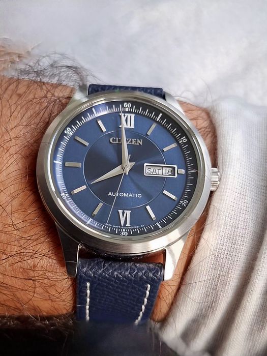 Ceas Citizen NY4050-11L-automatic,day-date,  mecanism Miyota 8200creat exclusiv pentru piața internă din Japonia (JDM).