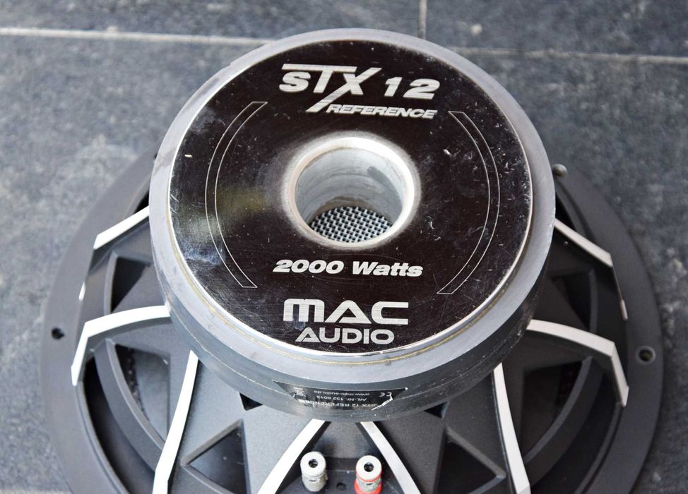 Difuzor bas Mac Audio STX 12 Reference, 2000 W subwoofer pasiv