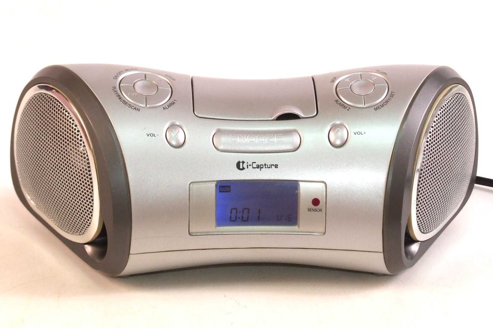 Radio, ceas, USB, Card, iPod docker iCAPTURE, Made in Germany, NOU