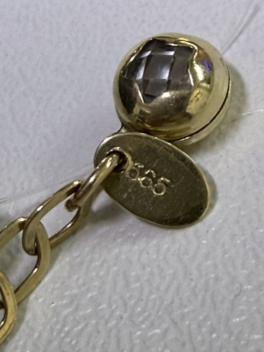 Золото 585  Браслет Масса: 3,35