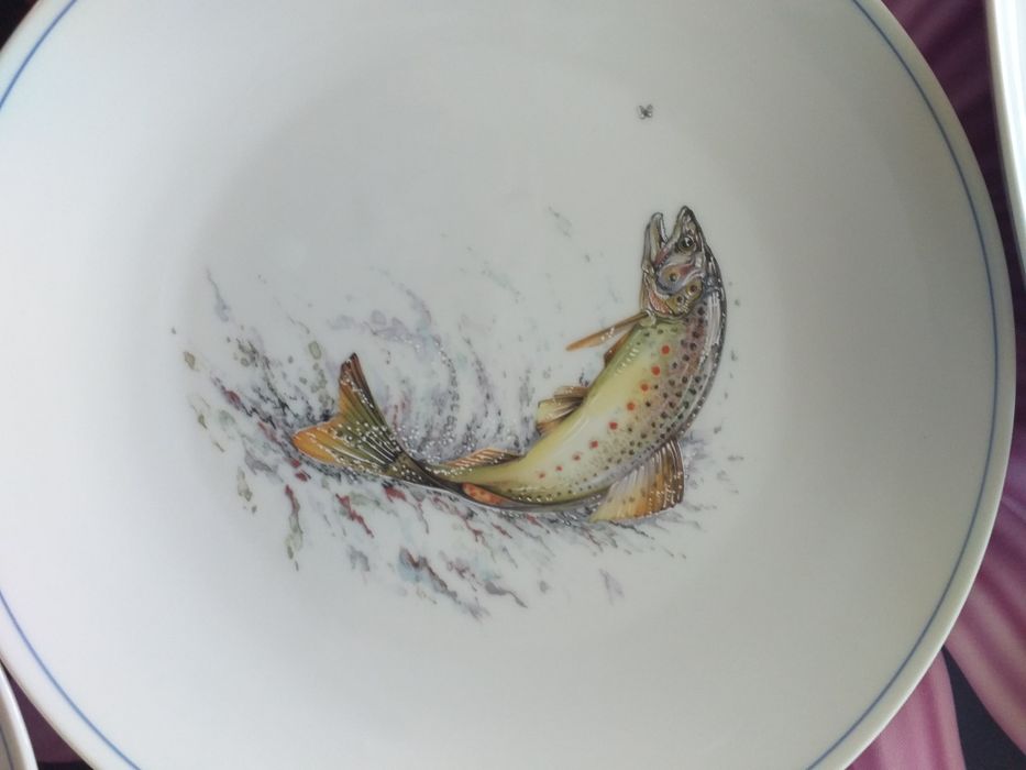 Ретро сервиз с риби