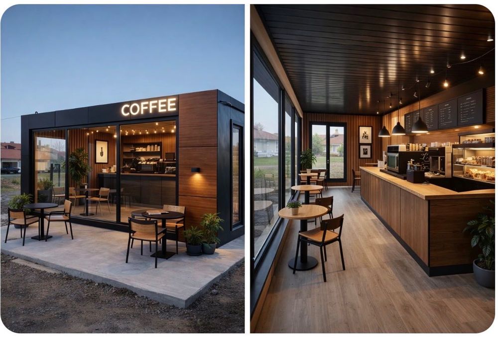 Наличен.Продавам модерен преносим модул, с визия за съвременен бизнес.