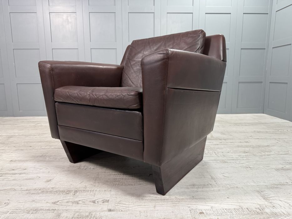 Винтидж, кожен фотьойл на Georg Thams от 60-те Д1053