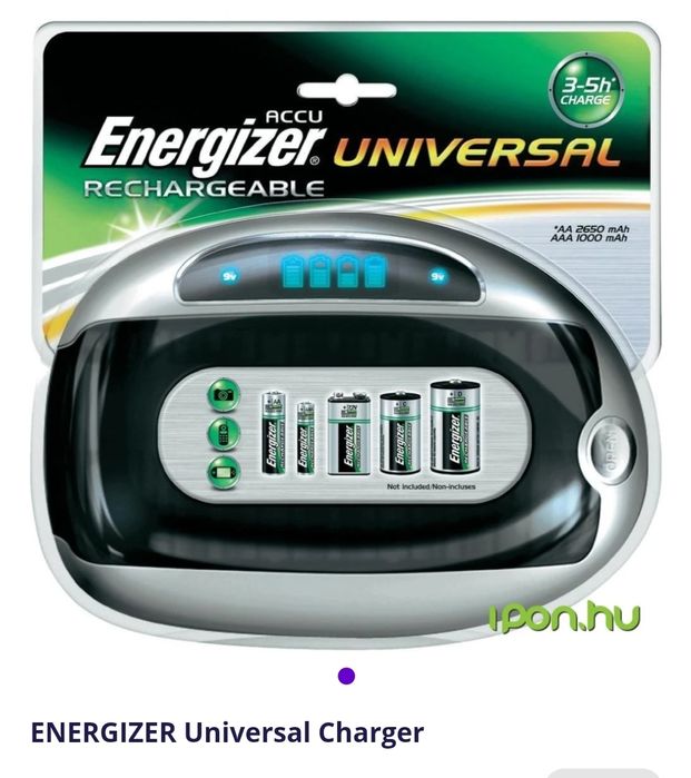 Încărcător universal pentru acumulatori.