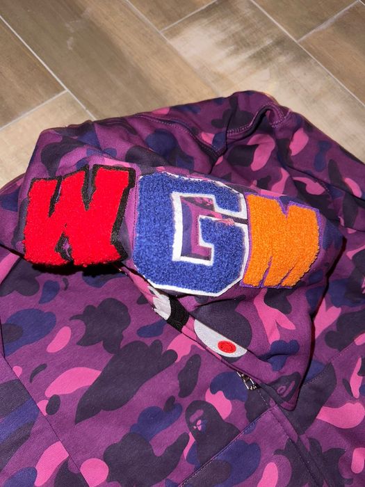 Hanorac Bape Mov A Bathing Ape Cammo Shark Drip Hype