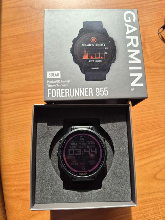 Garmin Forerunner 955 Solar – отлично състояние + 2 каишки подарък