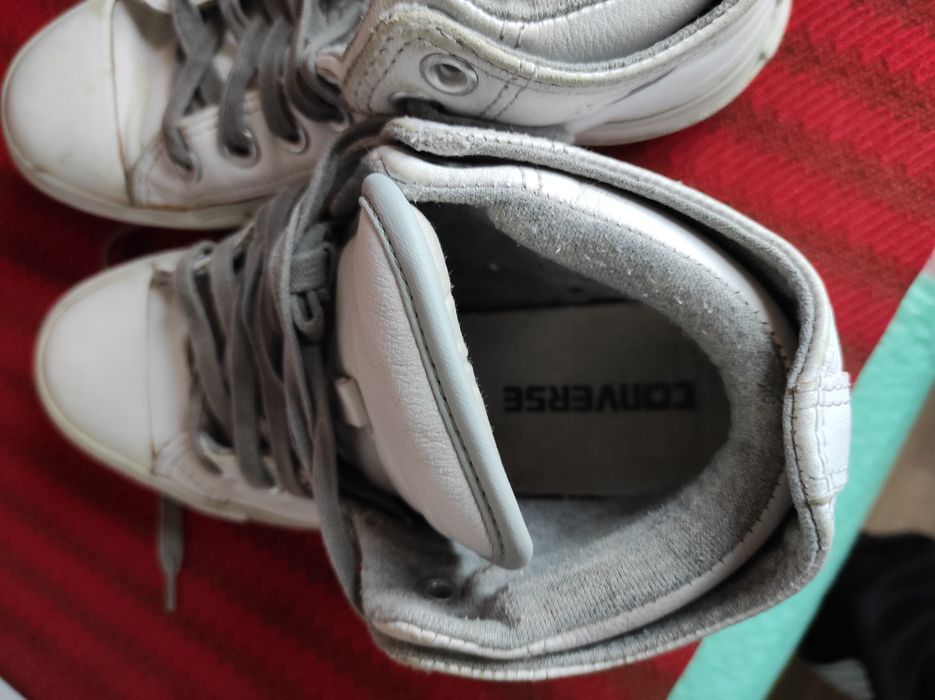 Adidasi Converse All Star, din piele 100%, pt. iarna moderni, usori si