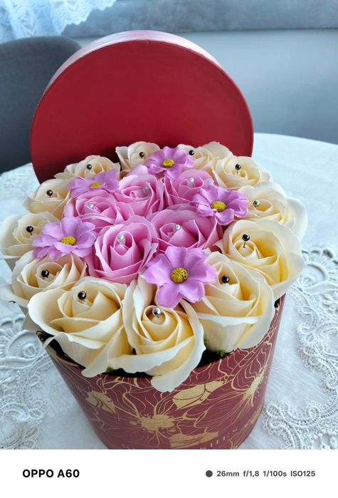 Aranjamente flori săpun