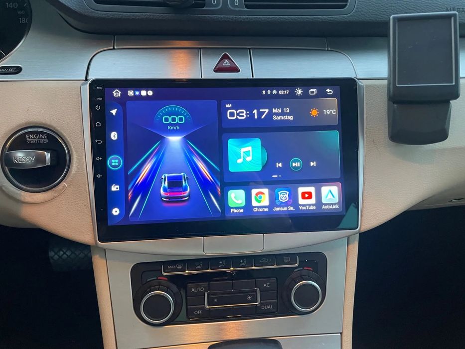 Navigatie Android CarPlay VW Passat B6 B7 CC Ram 10.1 Inch Volkswagen