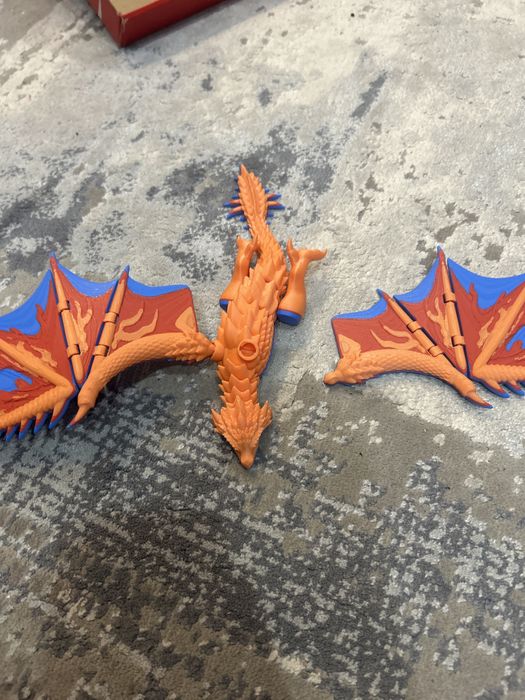 3д флекси игрушка дракона