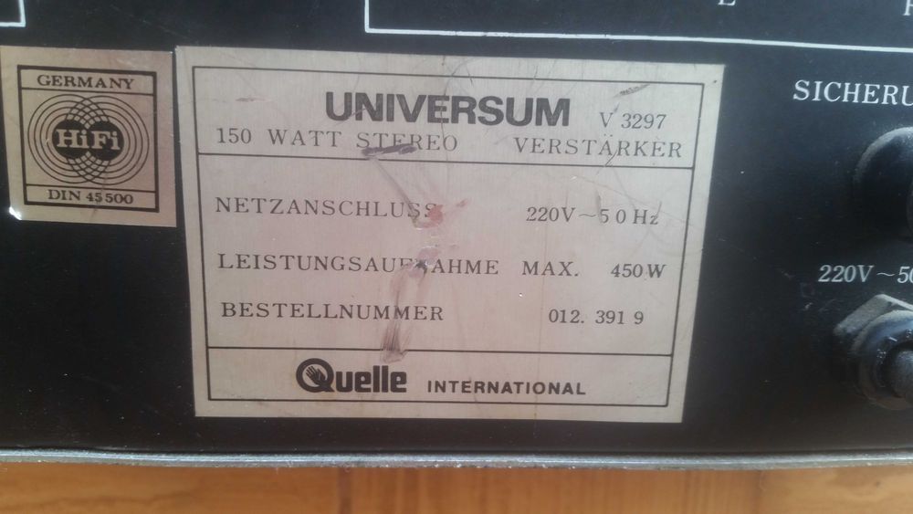 Amplificator Universum Dynamics 2500