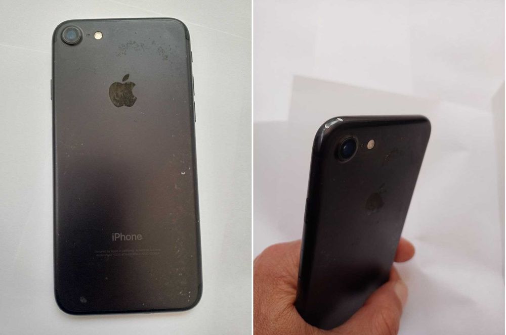 iPhone 7 128GB original Black LL/A, batareya 100%, karobkasi bor