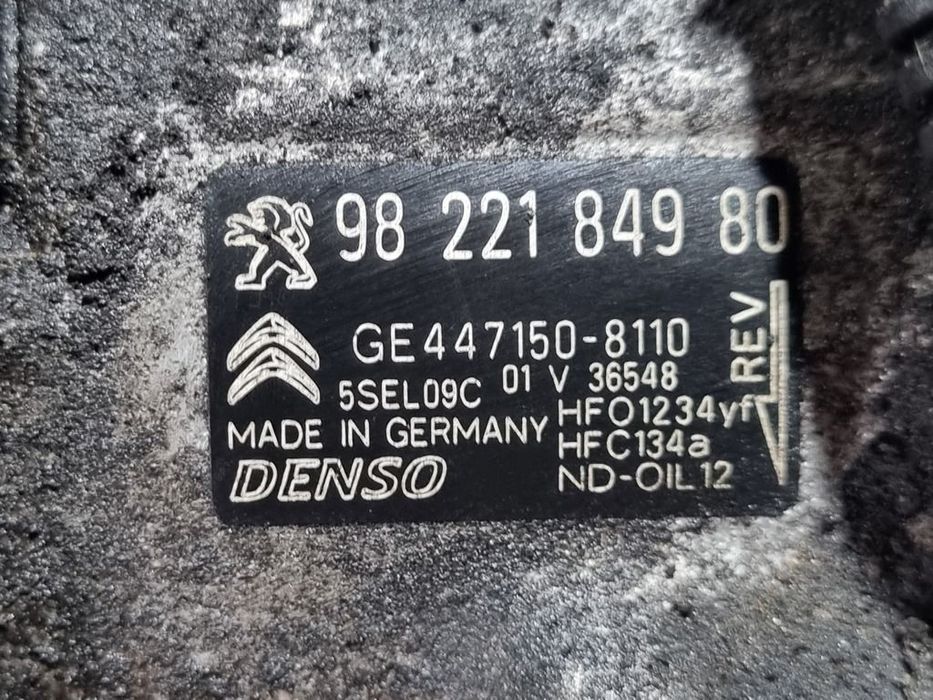 Compresor clima Peugeot 2008 Facelift 1.2 B 2016 - 2019 110CP HNP HNZ HNV (1299) Benzina ...