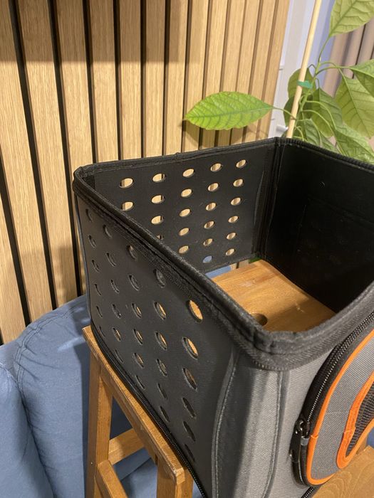 Geanta transport pliabila pisici/catei talie mica