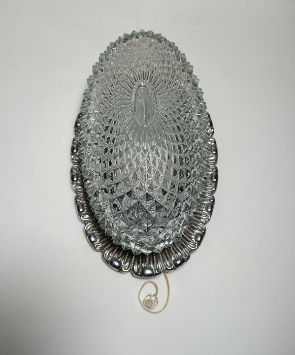 Aplică LIMBURG Art Deco, Mid-Century Modern, vintage, sticla ananas