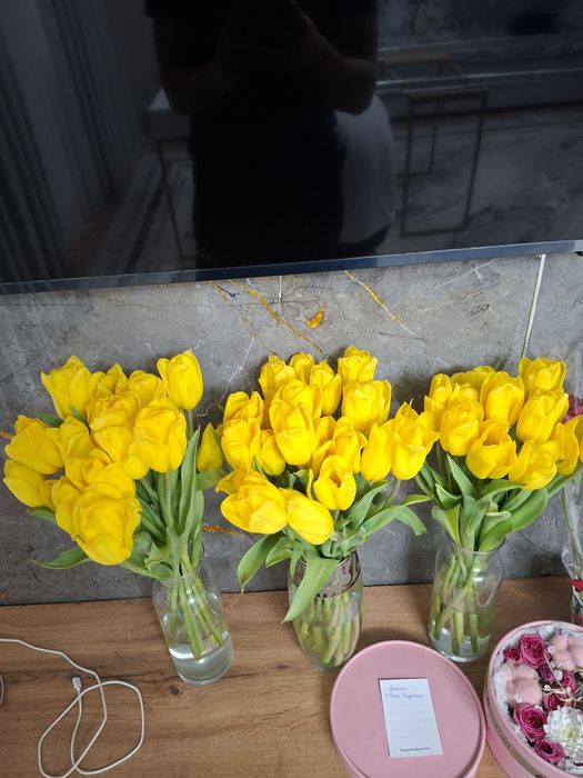 Продам желтые тюльпаны