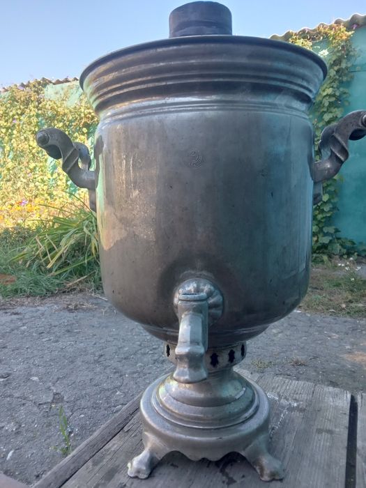 Самовар СССР на дровах