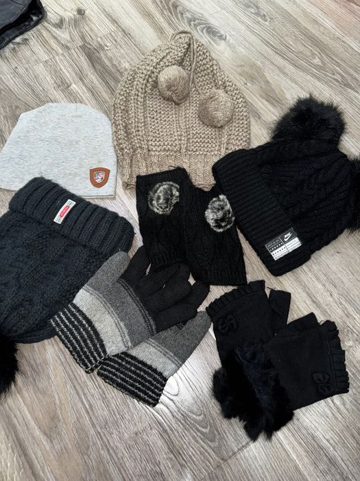 Детская одежда перчатки и шапки