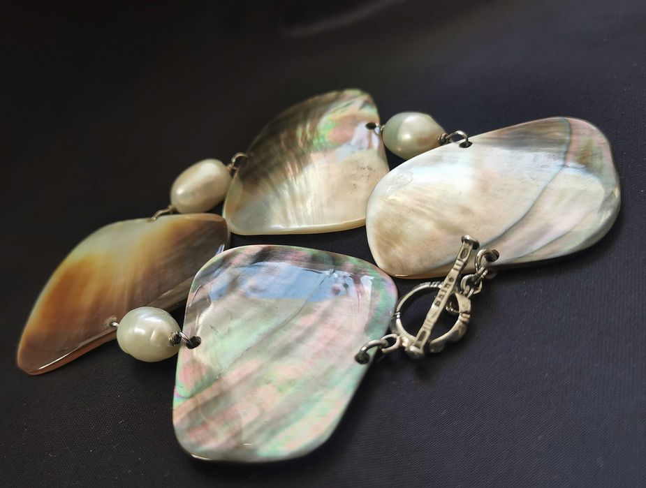 Brățară sidef cu argint superbă