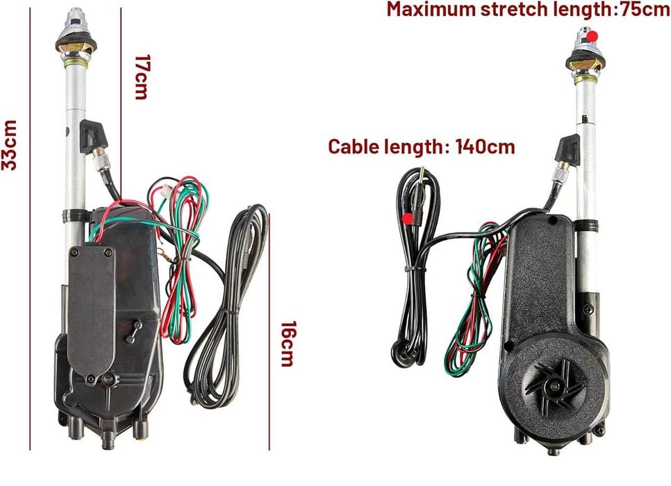 Автоматична електрическа Антена за автомобил 12V
