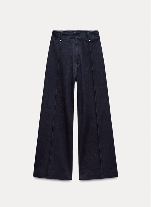 Zara дънки с широк крачол